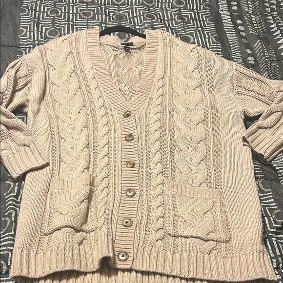 torrid Sweaters - Torrid Women's Cable Knit Cardigan - Beige